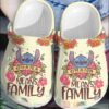 Stitch Ohana Means Family Crocband Crocs Clog Shoes