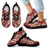 Stripes Pattern Print Arizona Coyotes Sneakers V3