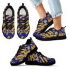 Stripes Pattern Print Baltimore Ravens Sneakers