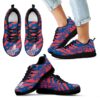 Stripes Pattern Print Los Angeles Dodgers Sneakers V3