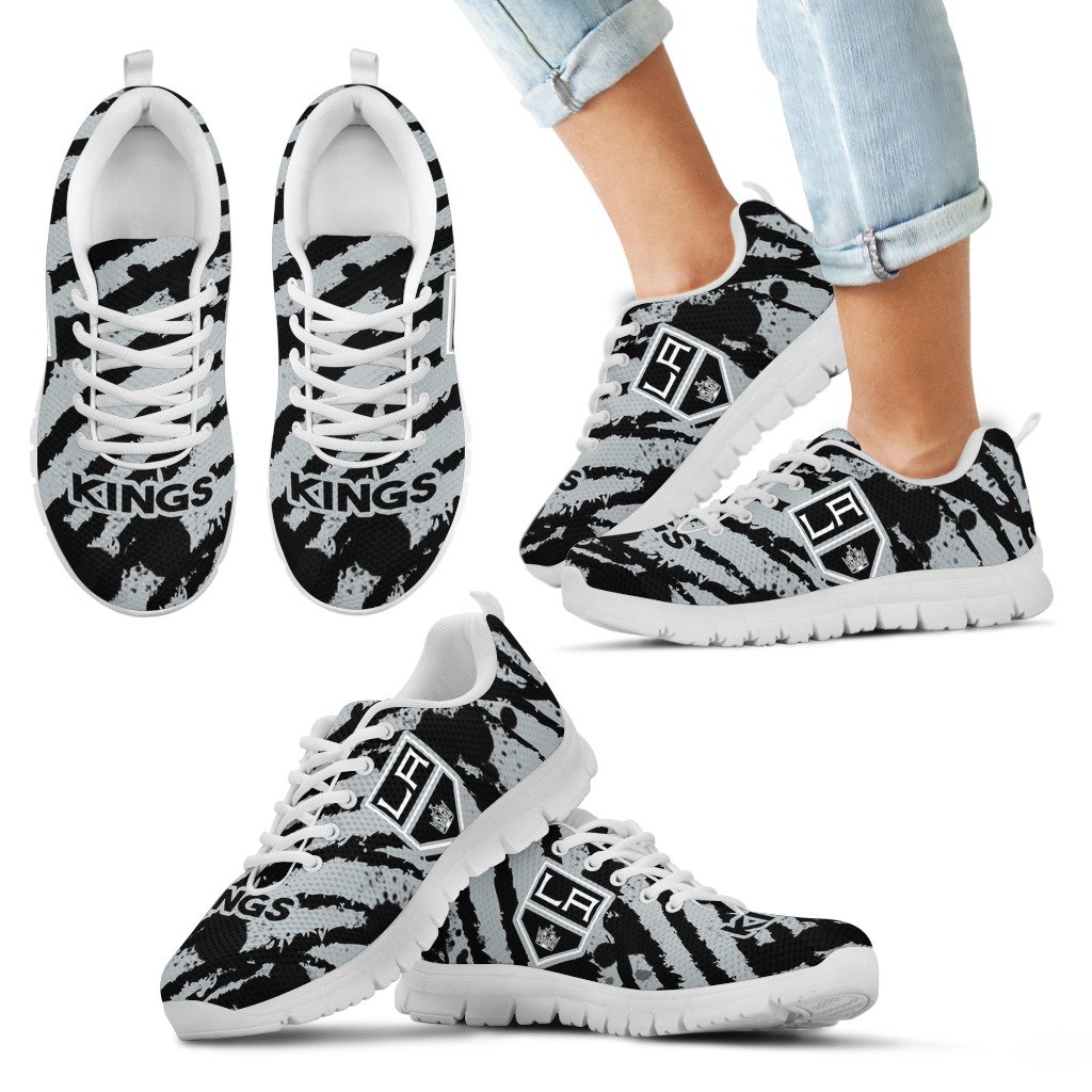Stripes-Pattern-Print-Los-Angeles-Kings-Sneakers-1