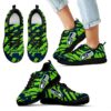 Stripes Pattern Print Pittsburgh Steelers Sneakers