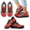 Stripes Pattern Print San Francisco 49ers Sneakers