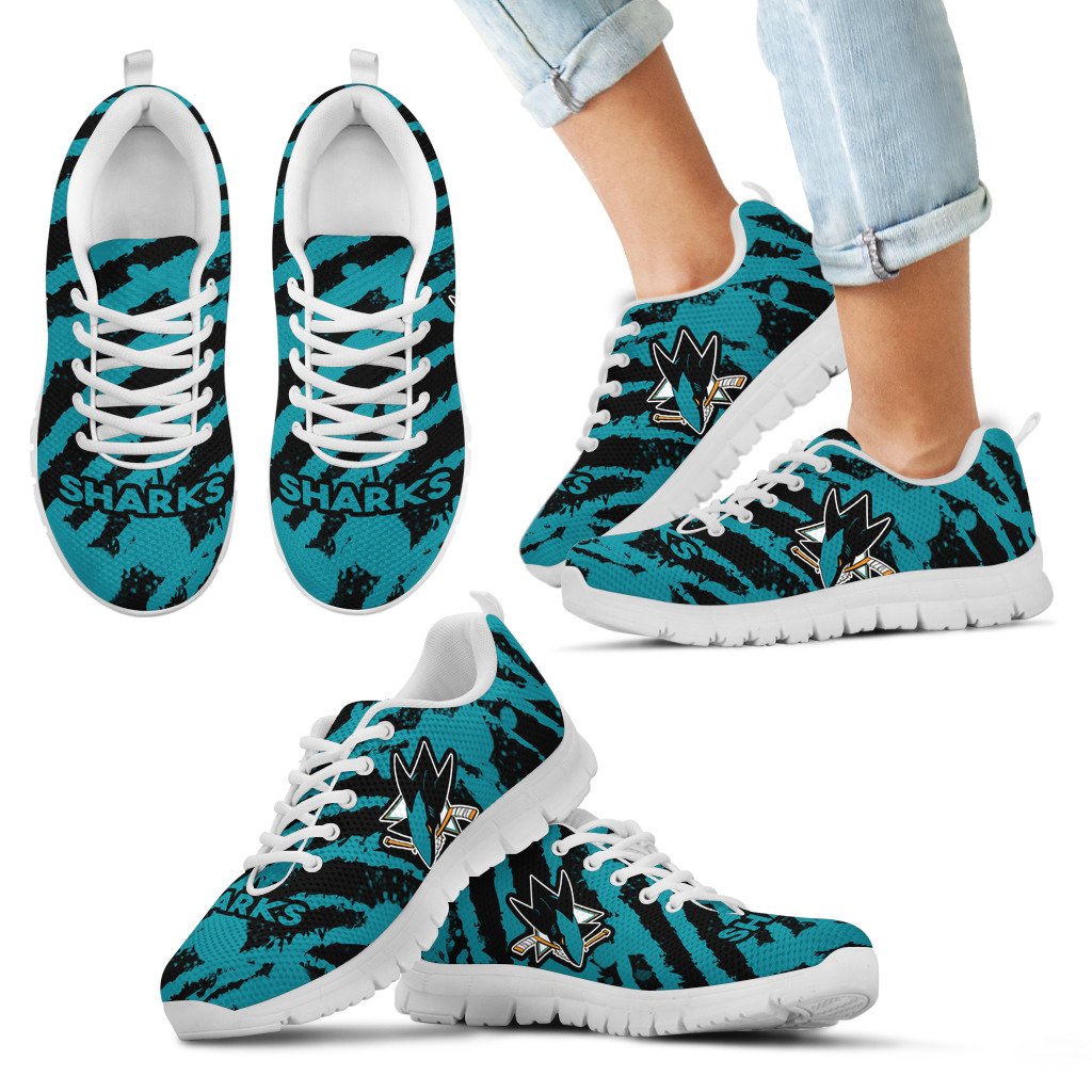 Stripes-Pattern-Print-San-Jose-Sharks-Sneakers-1