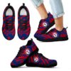Stripes Pattern Print Texas Rangers Sneakers