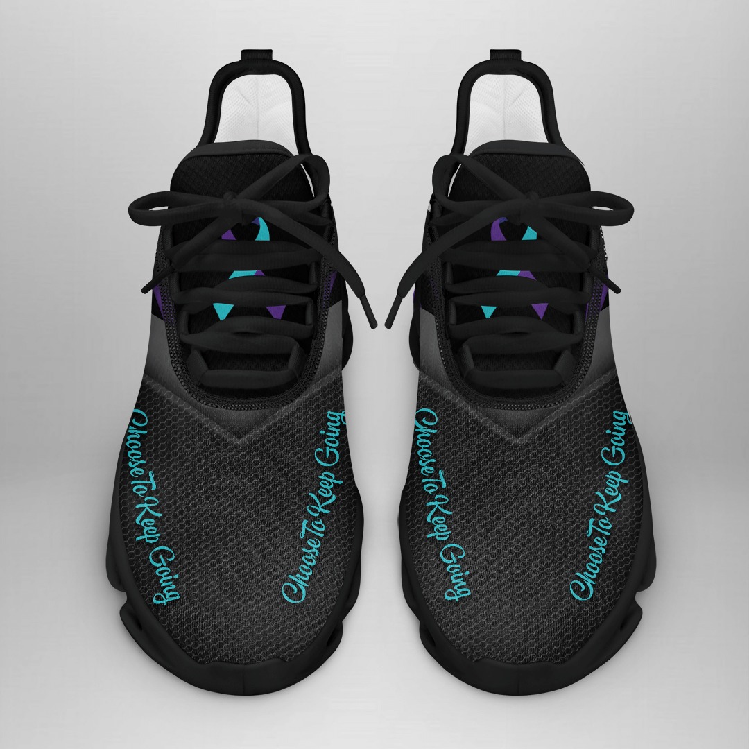 Suicide Prevention Awareness Choose To Keep Going Clunky Max Soul Shoes Suicide Prevention Awareness Choose To Keep Going Clunky Max Soul Shoes
