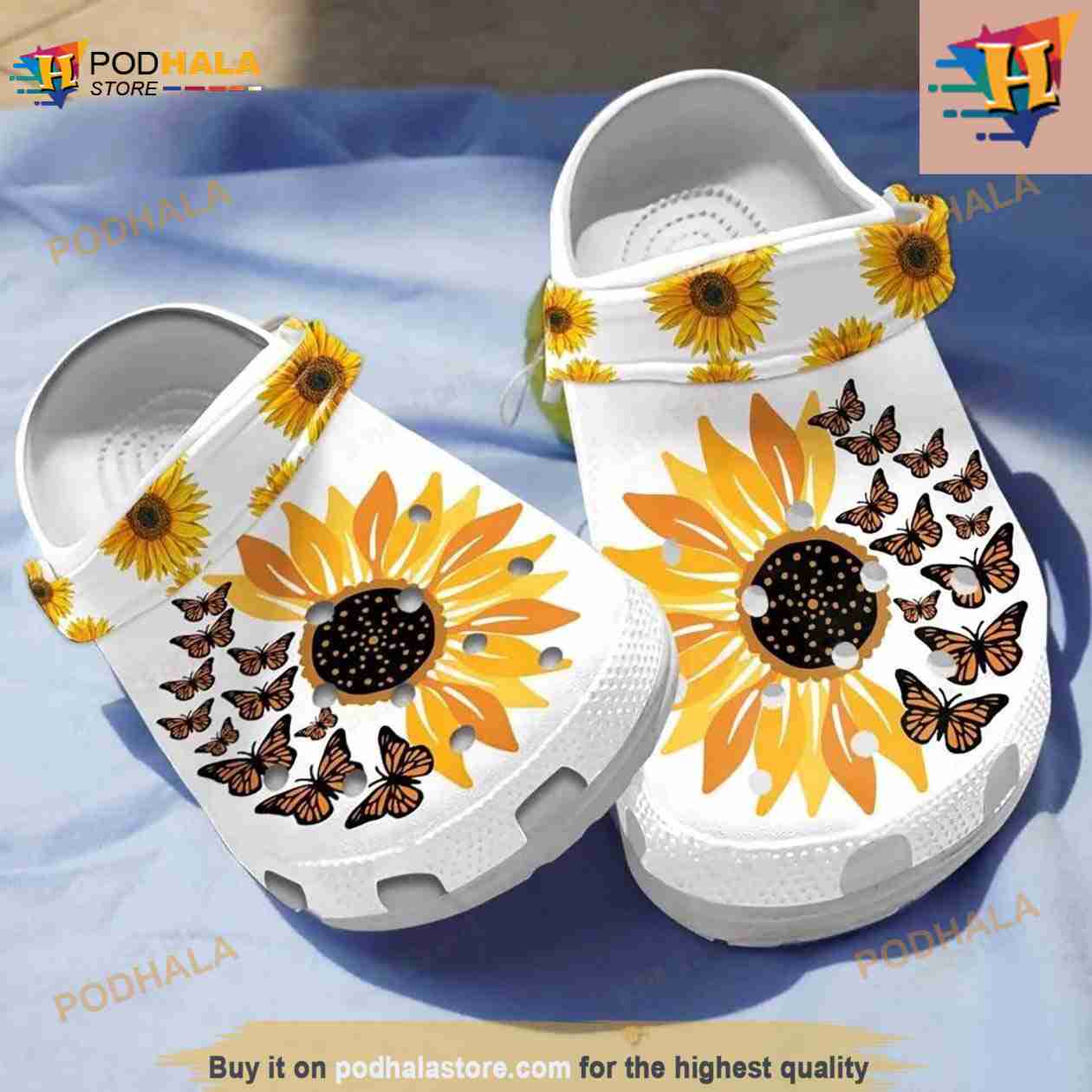 Sunflower Classic Crocs Clog Shoes Sunflower Classic Crocs Clog Shoes