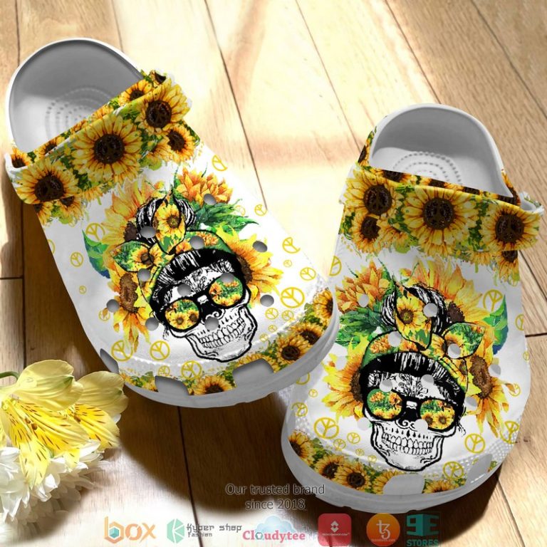 Sunflower-Skull-Crocband-Shoes-2