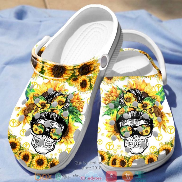 Sunflower-Skull-Crocband-Shoes-3