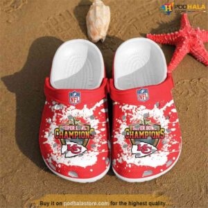 Super Bowl Champions NFL Football Kansas City Chiefs Crocs