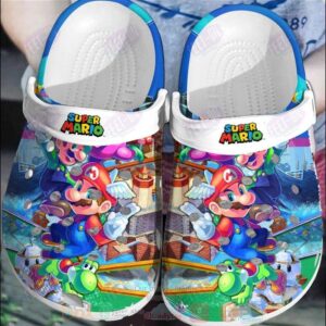Super Mario Game Crocband Crocs Clog Shoes
