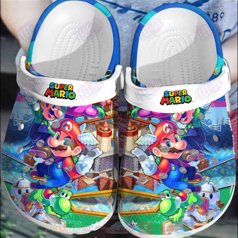 Super Mario Game Crocband Crocs Clog Shoes Super Mario Game Crocband Crocs Clog Shoes