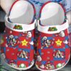 Super Mario Red Crocband Crocs Clog Shoes