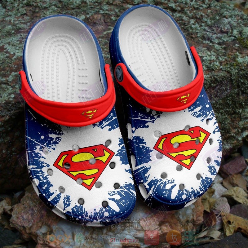 Superman Logo Crocband Crocs Clog Shoes Superman Logo Crocband Crocs Clog Shoes