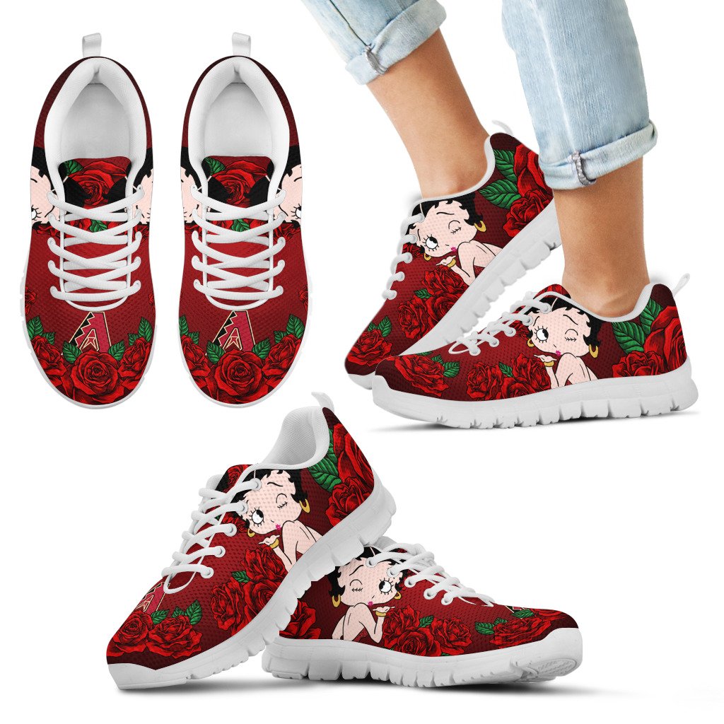Sweet-Rose-With-Betty-Boobs-For-Arizona-Diamondbacks-Sneakers-1