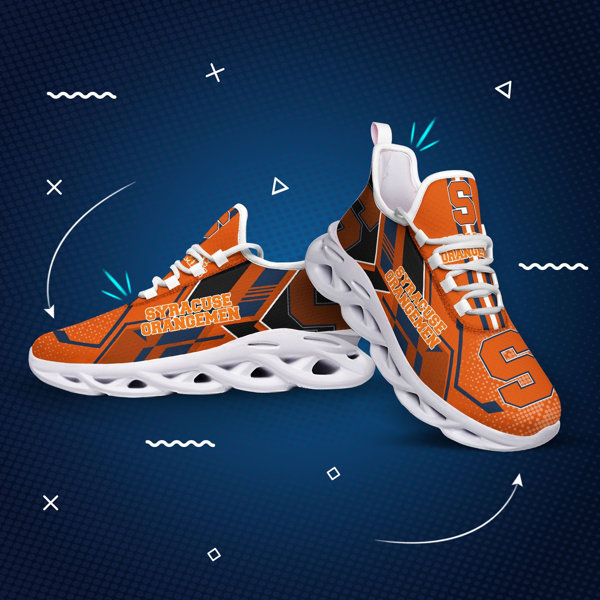 Syracuse-Orange-Max-Soul-Clunky-Shoes-Limited-Edition-2