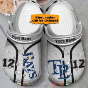 Tampa Bay Rays Personalized Crocband Crocs Clog Shoes