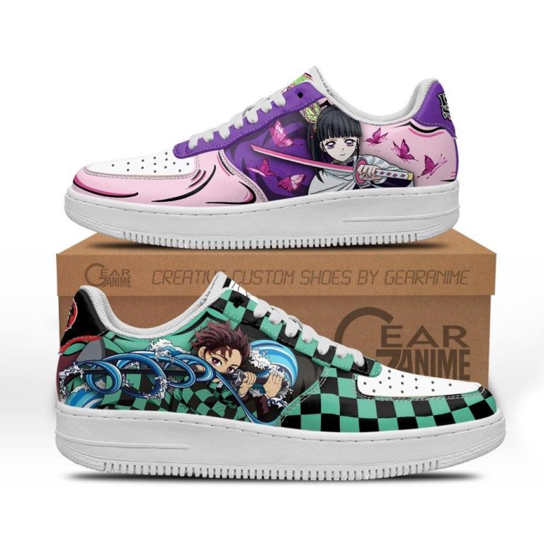 Tanjiro-And-Kanao-Anime-Demon-Slayer-Air-Force-Shoes-1