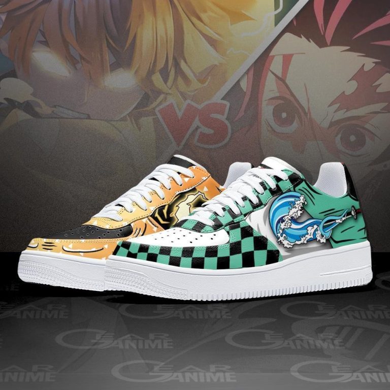 Tanjiro-And-Zenitsu-Breathing-Demon-Slayer-Anime-Air-Force-Shoes-2