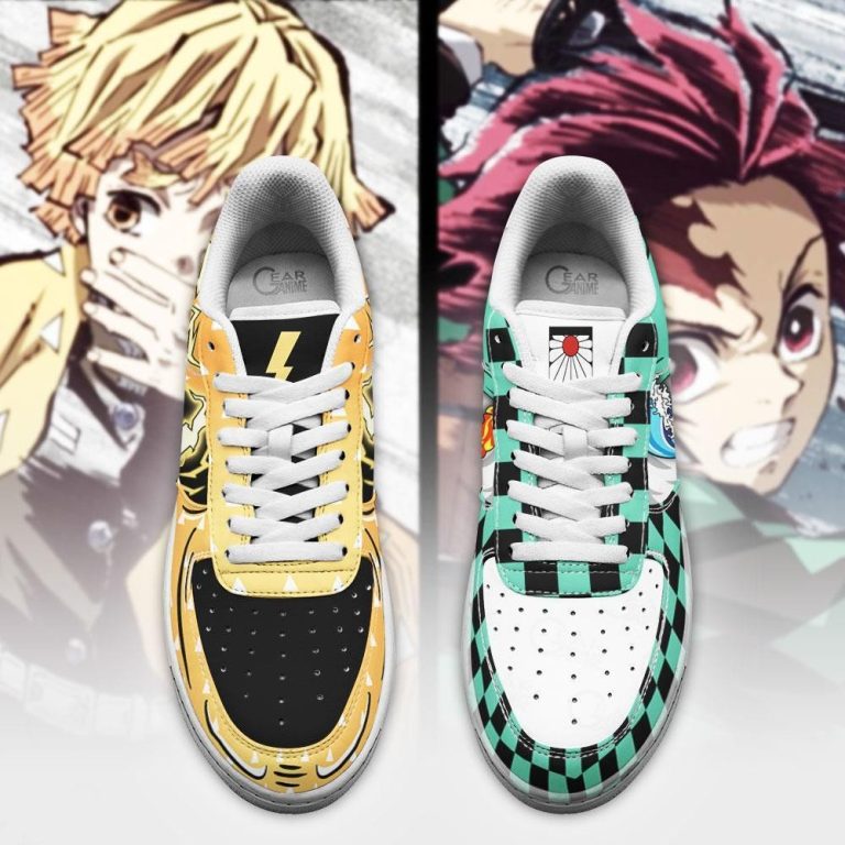 Tanjiro-And-Zenitsu-Breathing-Demon-Slayer-Anime-Air-Force-Shoes-3