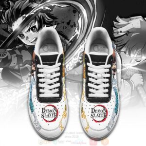 Tanjiro And Zenitsu Breathing Form Demon Slayer Anime Air Force Shoes