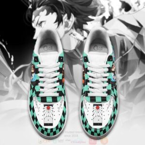 Tanjiro Breathing Air Anime Demon Slayer Air Force Shoes