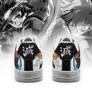 Tanjiro & Zenitsu Breathing Demon Slayer Anime Air Force Shoes