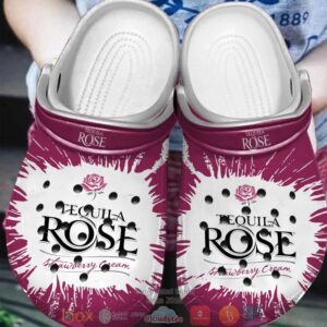 Tequila Rose Strawberry Cream Drinking Crocband Clog Shoes