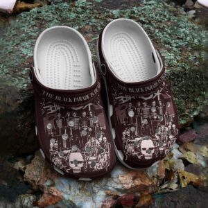 The Black Paradise Crocband Crocs Clog Shoes