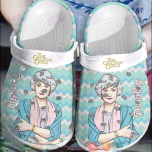 The Golden Girls Movie Green-Blue Crocband Crocs Clog Shoes