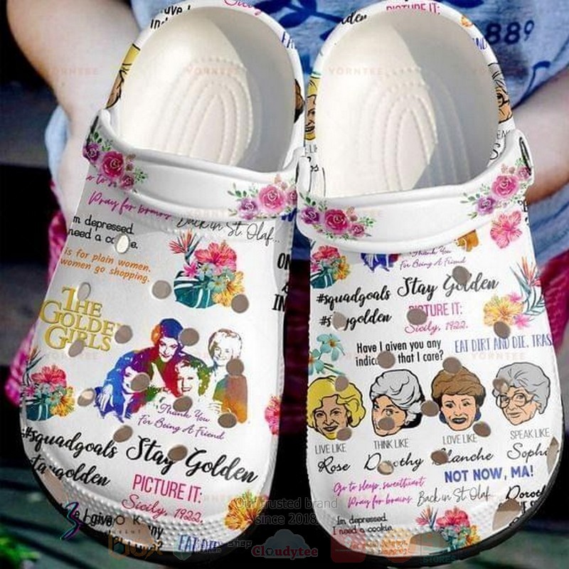 The Golden Girls No30 Crocs Clog Shoes The Golden Girls No30 Crocs Clog Shoes