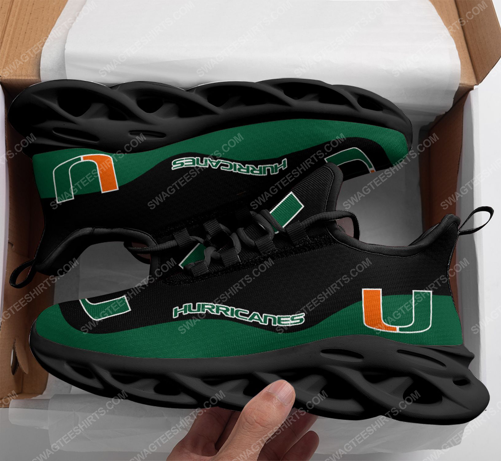 The Miami Hurricanes Football Team Max Soul Shoes The Miami Hurricanes Football Team Max Soul Shoes