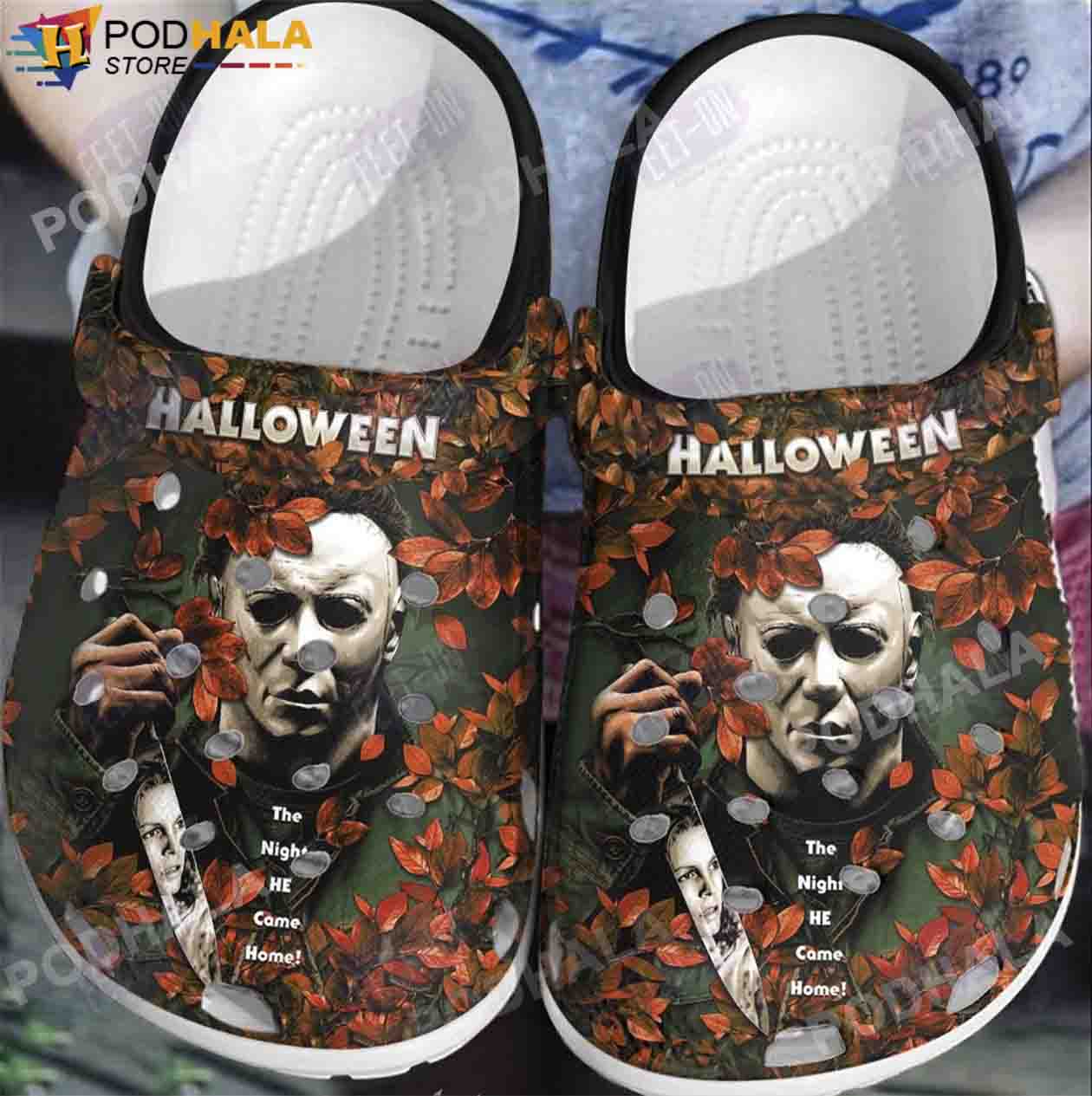 The Night He Come Home Michael Myers Halloween Costume Best Crocs The Night He Come Home Michael Myers Halloween Costume Best Crocs