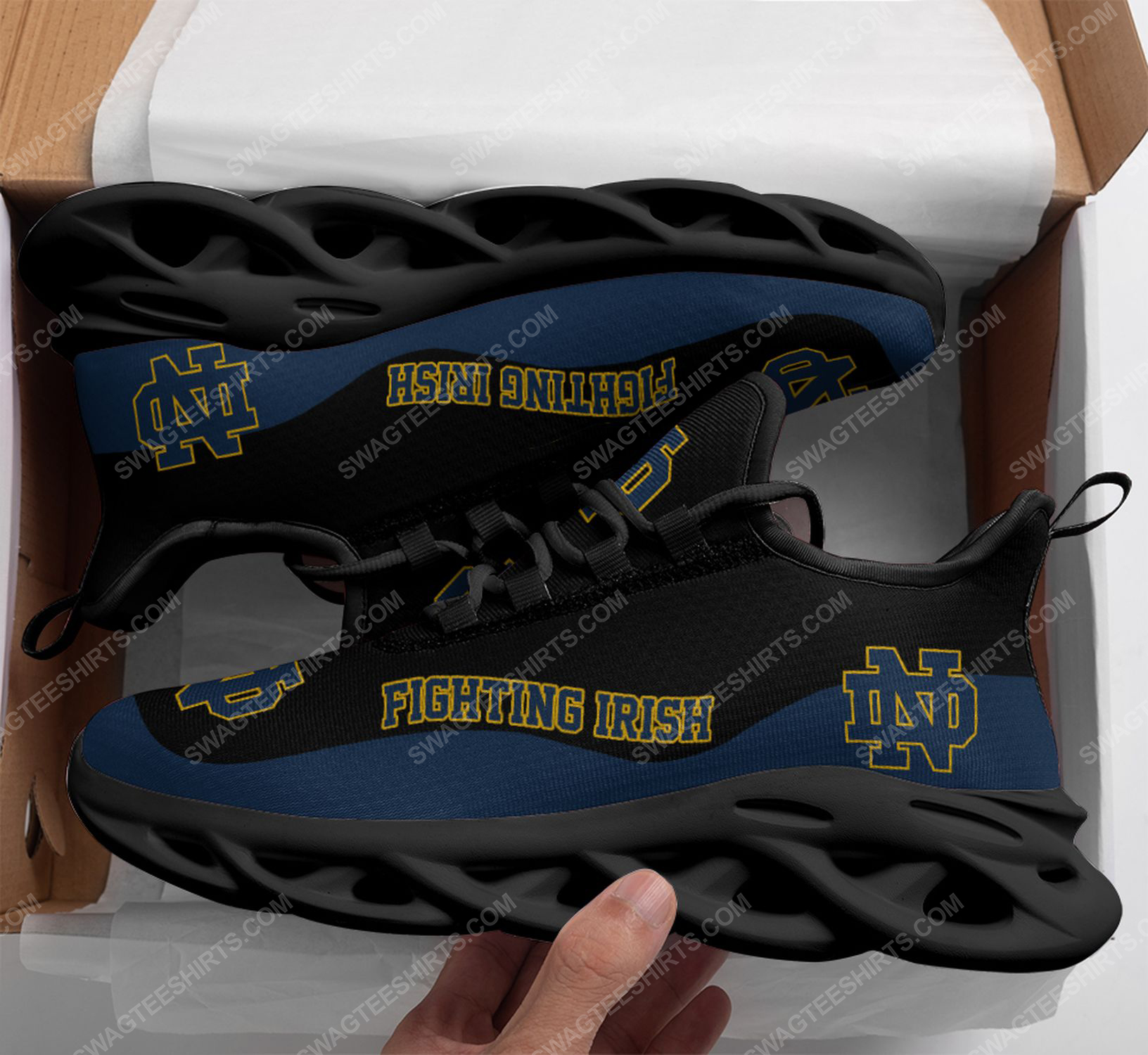 The Notre Dame Fighting Irish Football Team Max Soul Shoes The Notre Dame Fighting Irish Football Team Max Soul Shoes