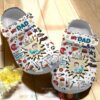 This Is My Dad Pattern White Crocs Crocband Shoes