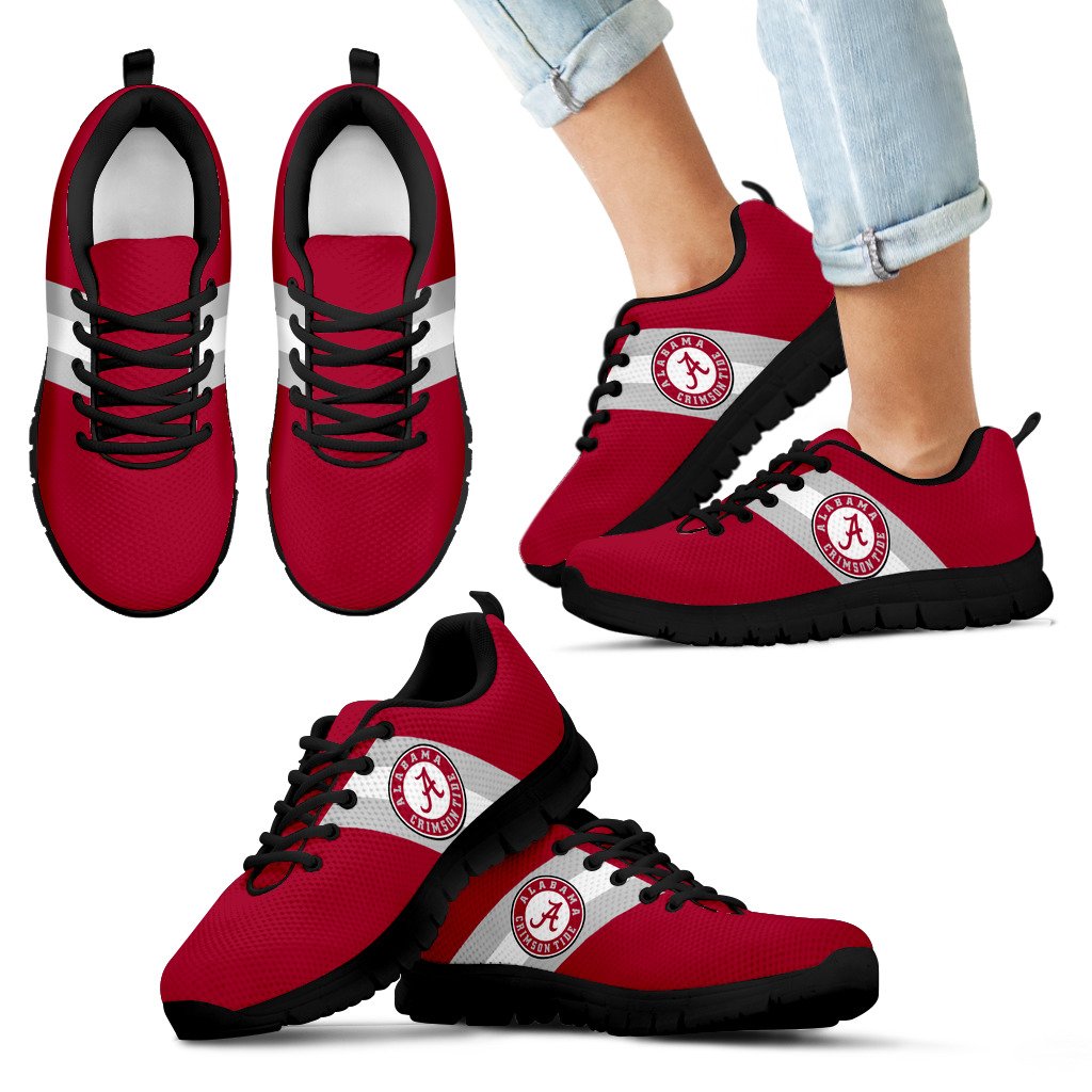 Three Colors Vertical Alabama Crimson Tide Sneakers Three Colors Vertical Alabama Crimson Tide Sneakers