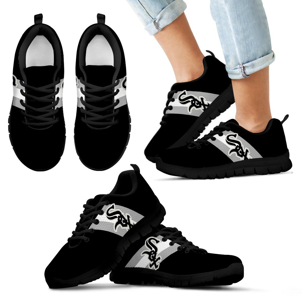 Three Colors Vertical Chicago White Sox Sneakers Three Colors Vertical Chicago White Sox Sneakers