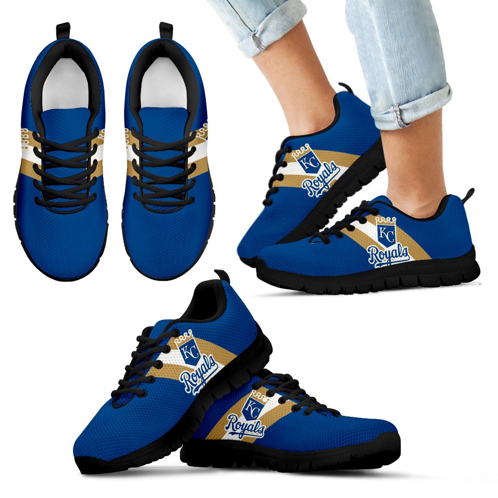 Three Colors Vertical Kansas City Royals Sneakers Three Colors Vertical Kansas City Royals Sneakers