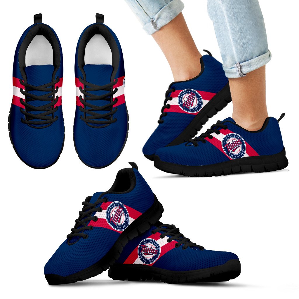 Three Colors Vertical Minnesota Twins Sneakers Three Colors Vertical Minnesota Twins Sneakers