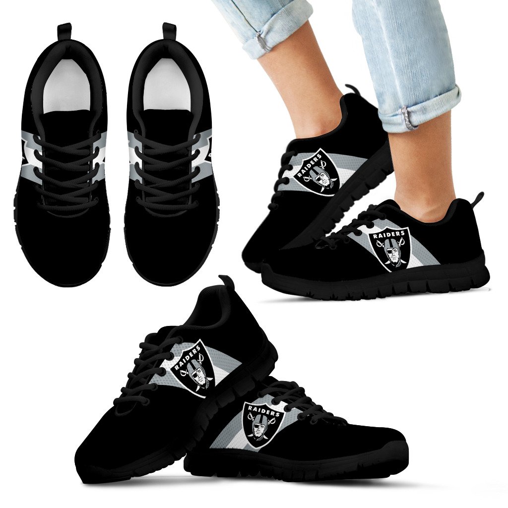 Three Colors Vertical Oakland Raiders Sneakers Three Colors Vertical Oakland Raiders Sneakers