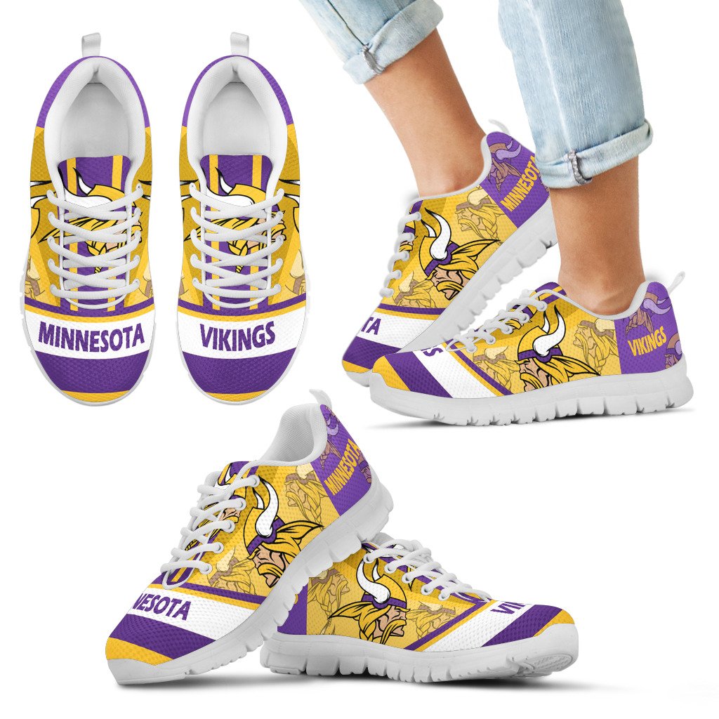 Three-Impressing-Point-Of-Logo-Minnesota-Vikings-Sneakers-1