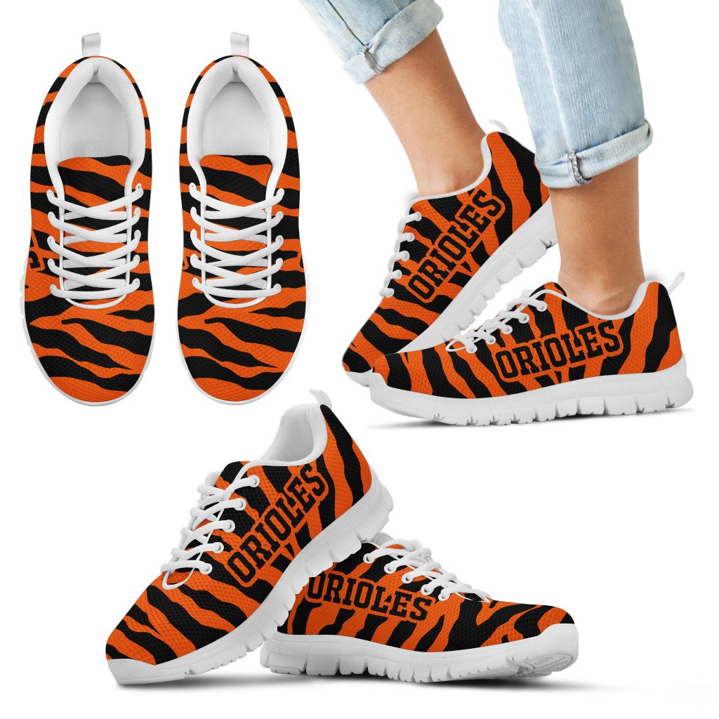 Tiger-Skin-Stripes-Pattern-Print-Baltimore-Orioles-Sneakers-1