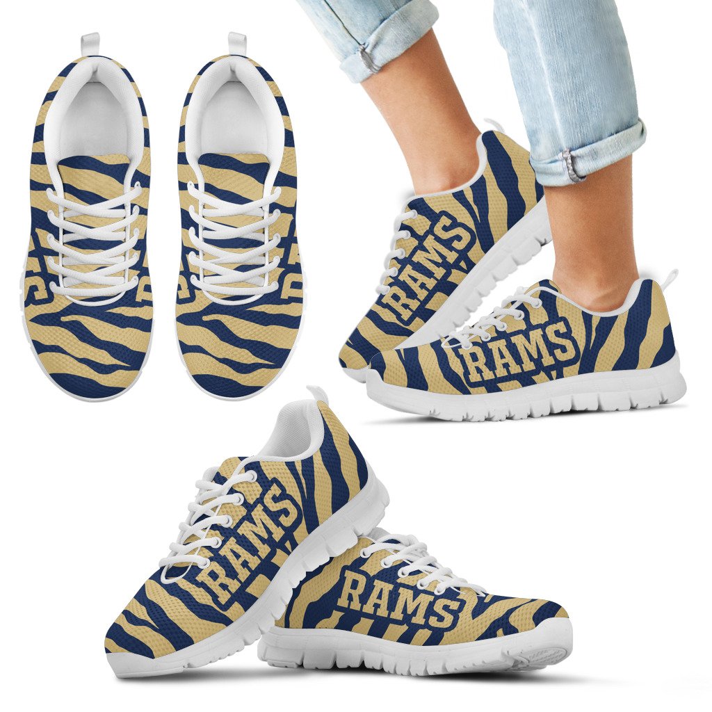 Tiger-Skin-Stripes-Pattern-Print-Los-Angeles-Rams-Sneakers-1