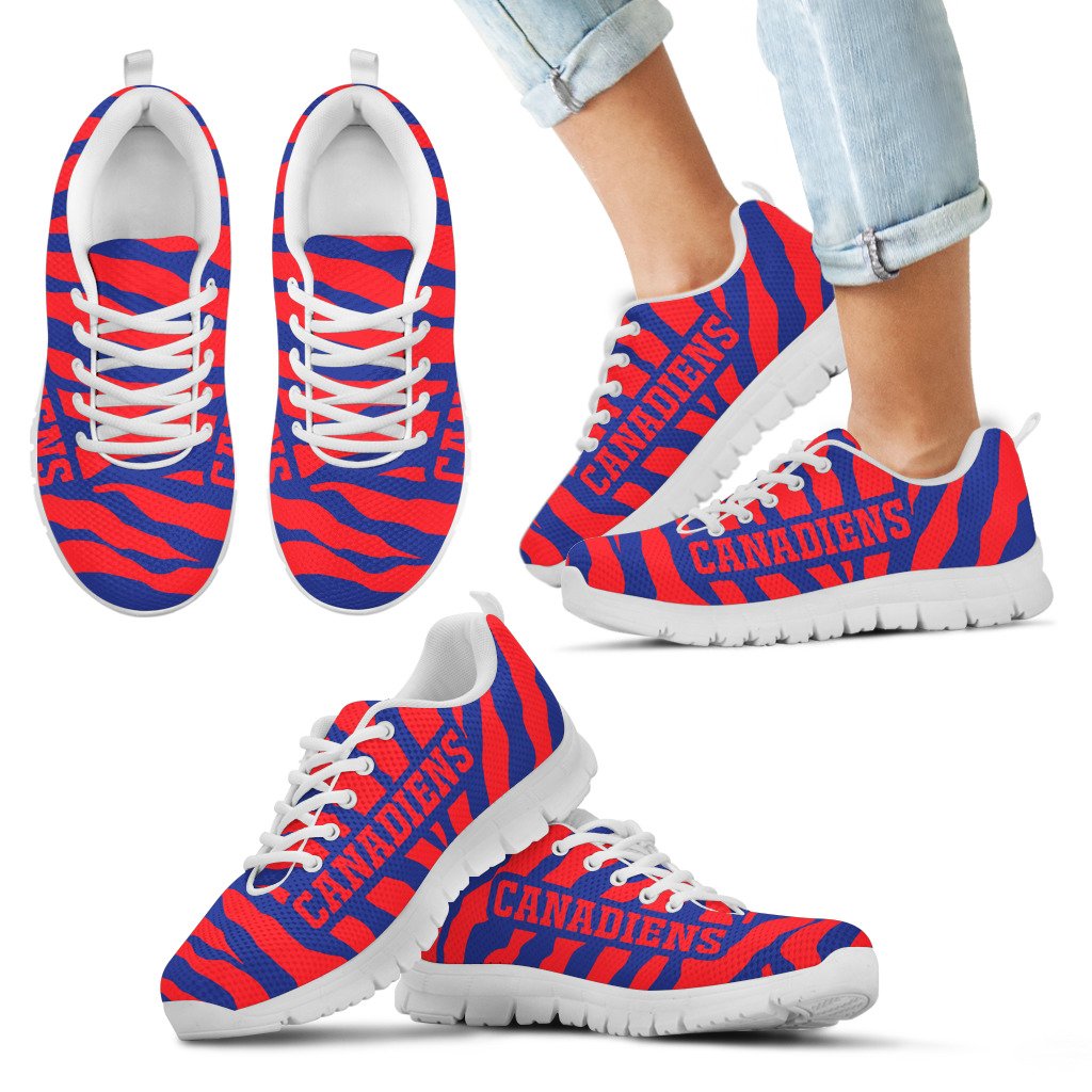 Tiger-Skin-Stripes-Pattern-Print-Montreal-Canadiens-Sneakers-1