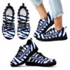 Tiger Skin Stripes Pattern Print Toronto Maple Leafs Sneakers