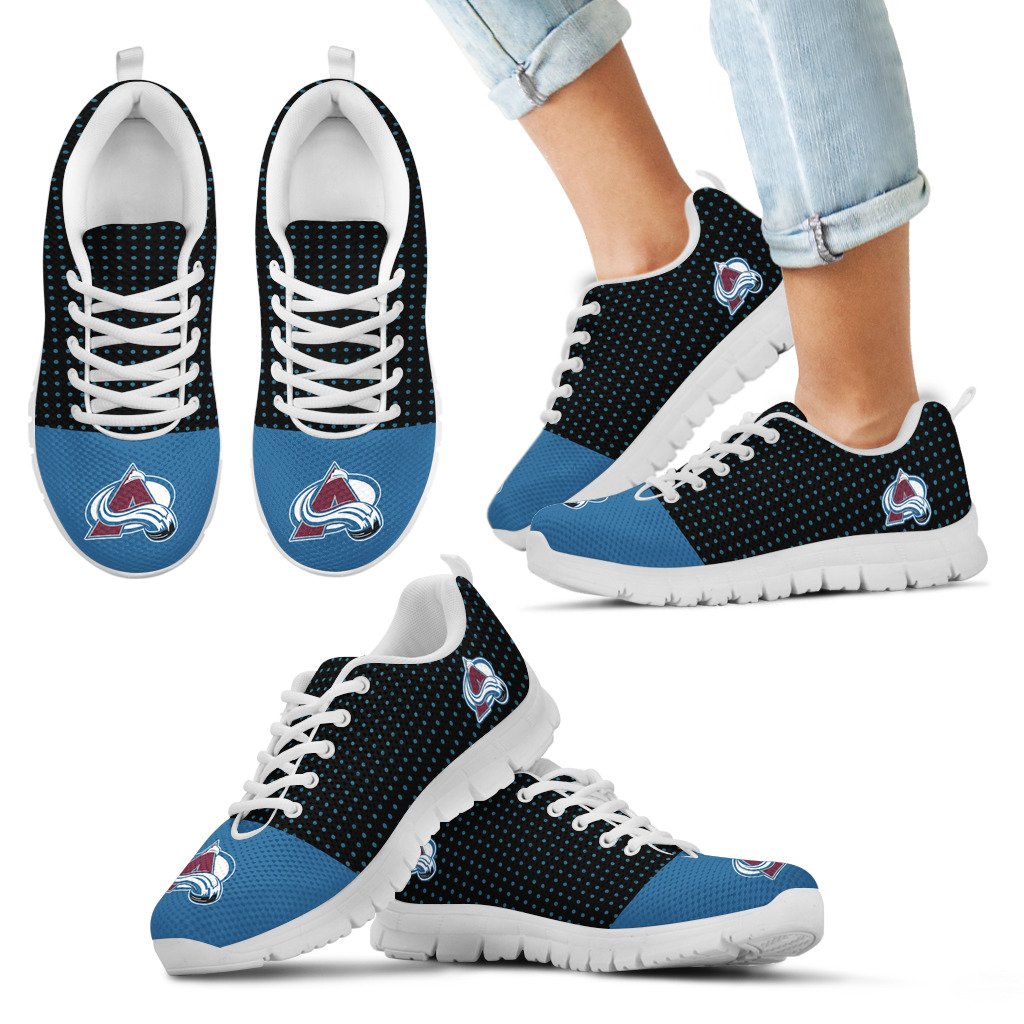 Tiny-Cool-Dots-Background-Mix-Lovely-Logo-Colorado-Avalanche-Sneakers-1