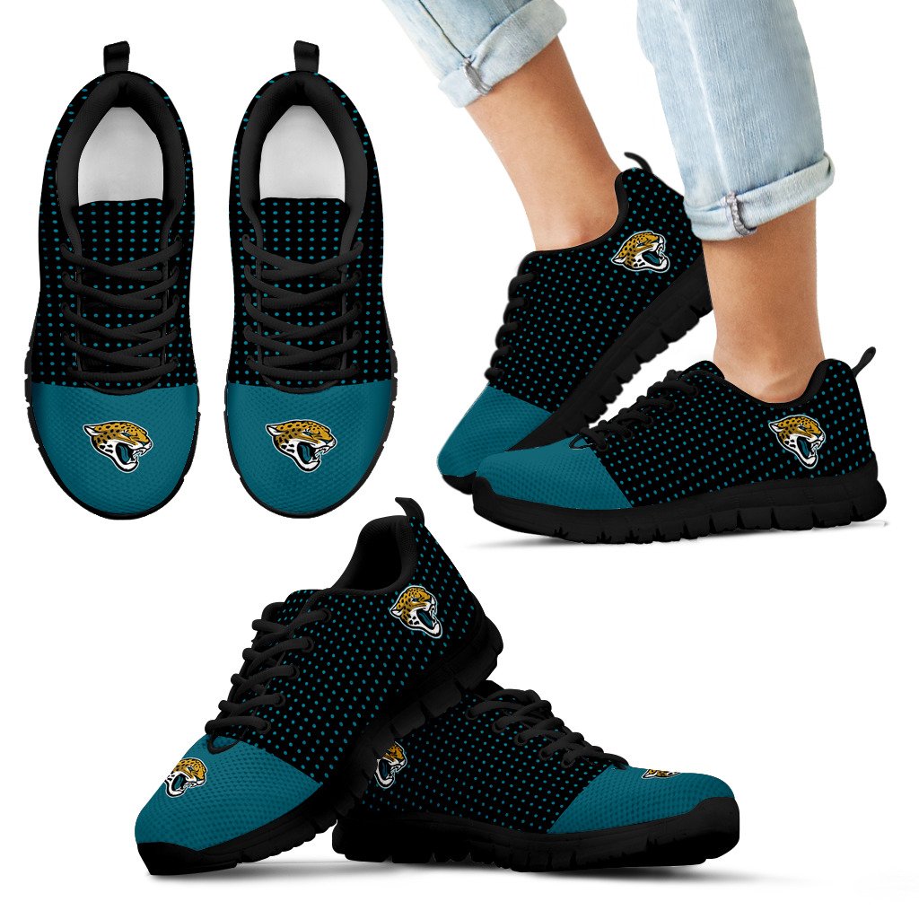 Tiny Cool Dots Background Mix Lovely Logo Jacksonville Jaguars Sneakers Tiny Cool Dots Background Mix Lovely Logo Jacksonville Jaguars Sneakers