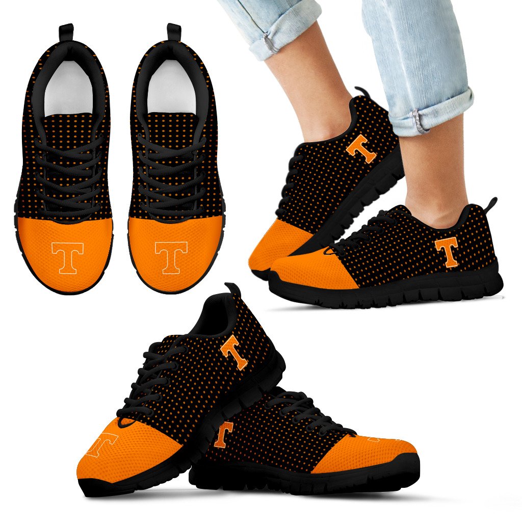 Tiny Cool Dots Background Mix Lovely Logo Tennessee Volunteers Sneakers Tiny Cool Dots Background Mix Lovely Logo Tennessee Volunteers Sneakers