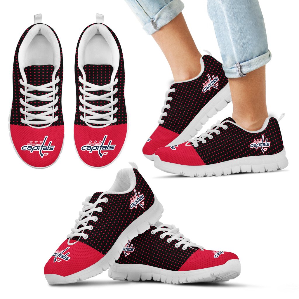 Tiny-Cool-Dots-Background-Mix-Lovely-Logo-Washington-Capitals-Sneakers-1