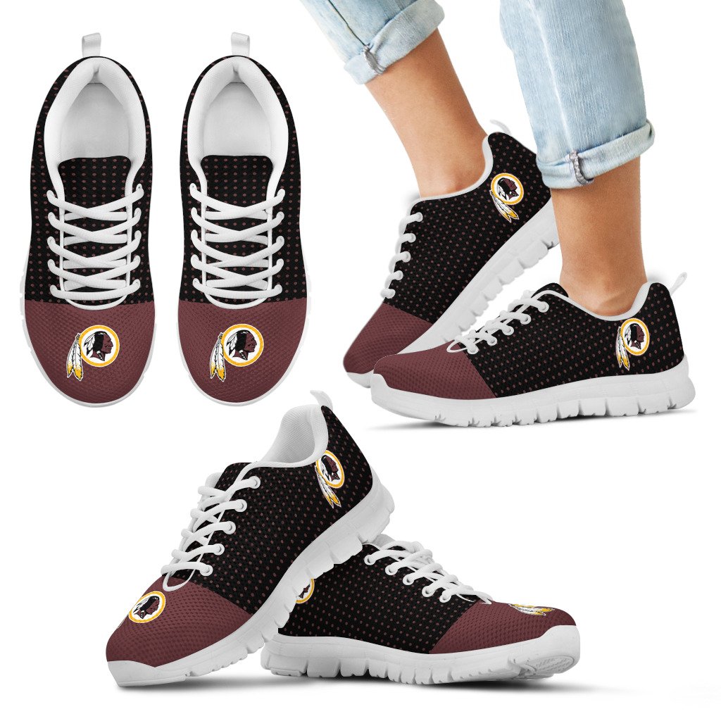 Tiny-Cool-Dots-Background-Mix-Lovely-Logo-Washington-Redskins-Sneakers-1